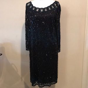 Pisarro Nights beaded gown